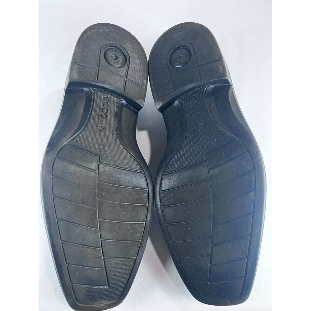 The North Face‎ Mens Black Leather Slip-On Shoes Size 11 EU43 With ECCO Sole